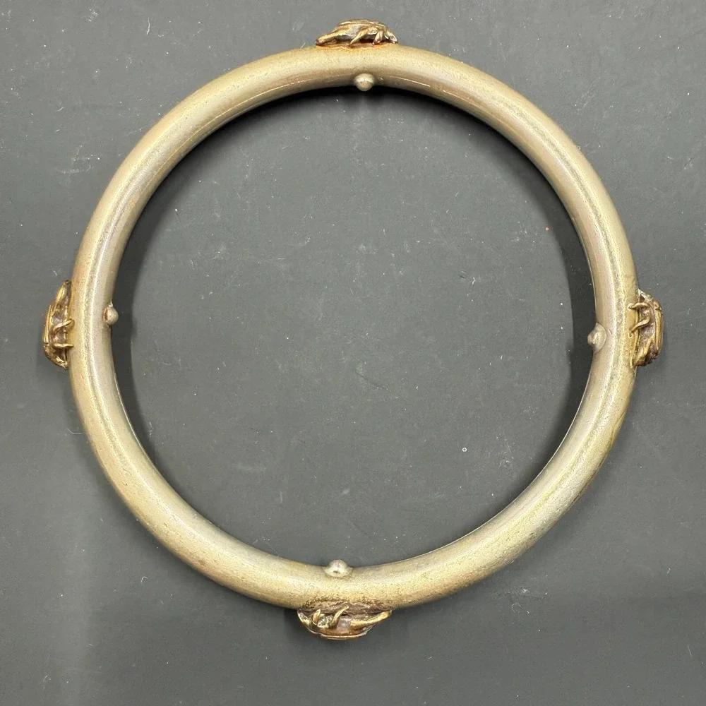 Stephen Dweck Bronze Scarab Bangle Bracelet 2.75